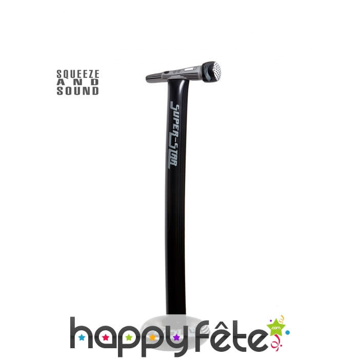 Pied et micro gonflable de 116cm