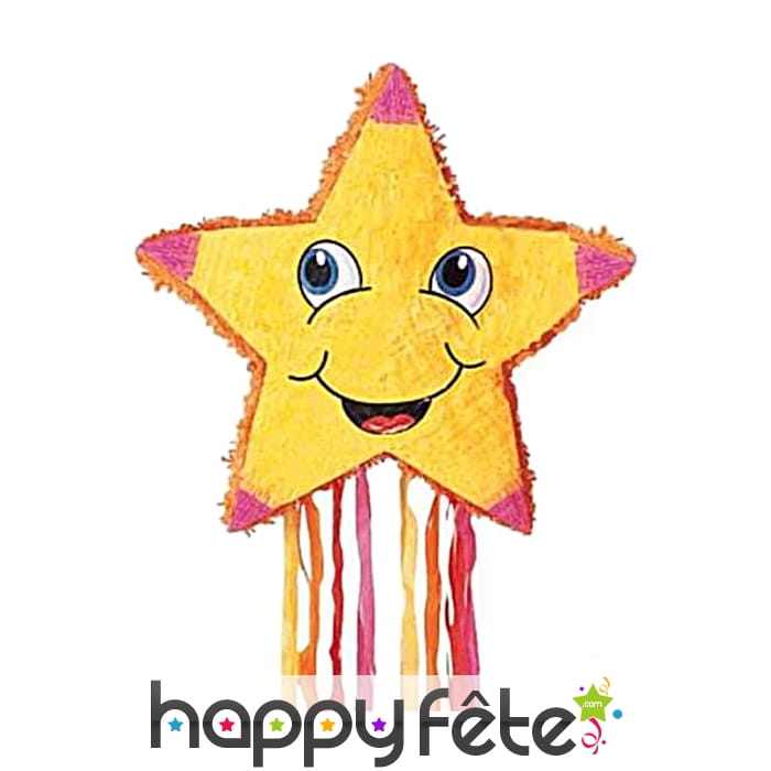 Pinata étoile sourire