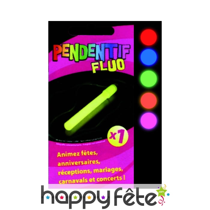 Pendentif fluo