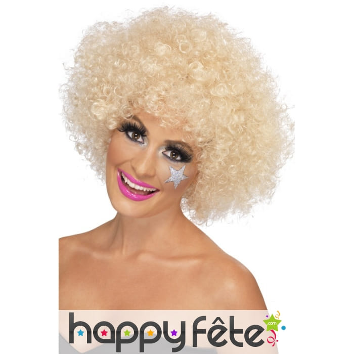 Perruque funky afro années 70