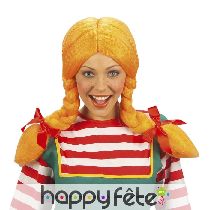 Perruque fifi brindacier pour femme adulte