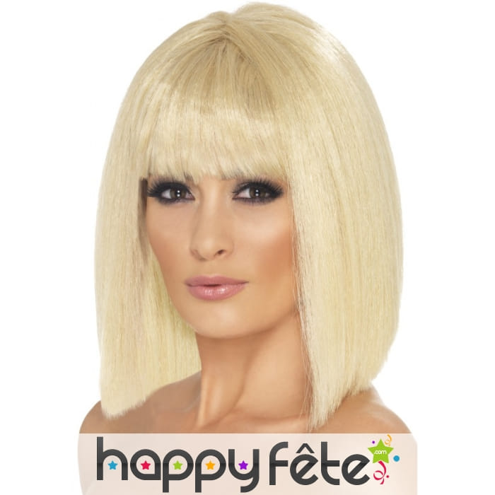 Perruque fille coquette blonde