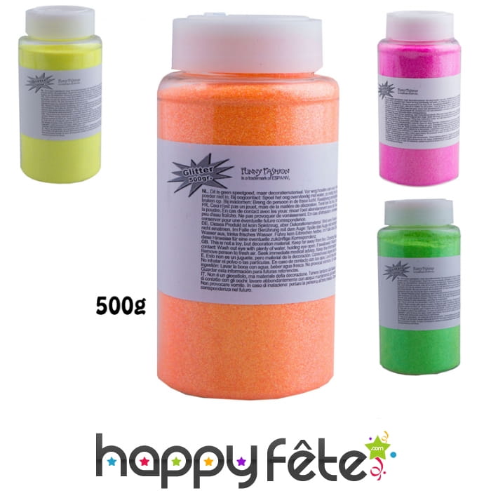 Poudre fluo décorative, 500g