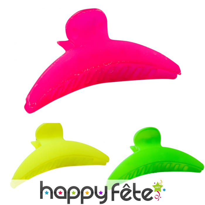Pince fluo pour les cheveux