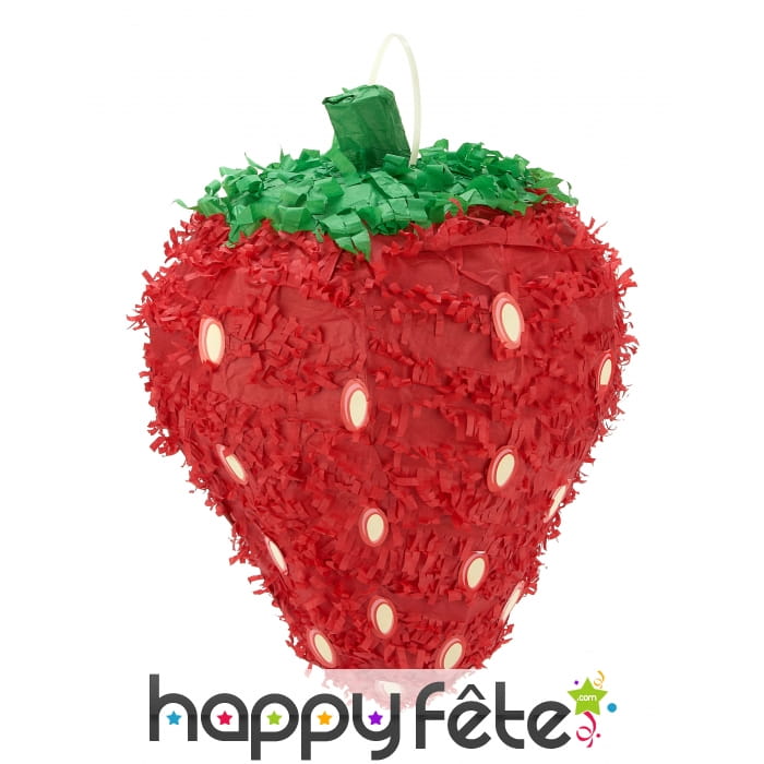 Pinata fraise rouge