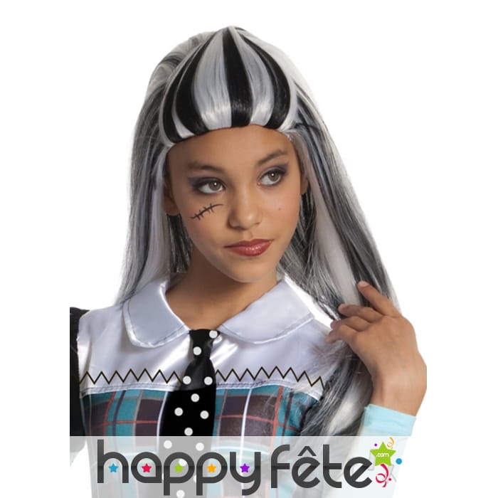 Perruque Frankie Stein pour enfant, Monster High