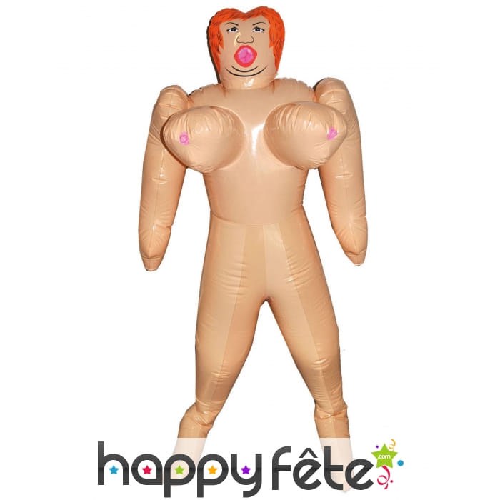 Poupée gonflable aux gros seins de 150 cm