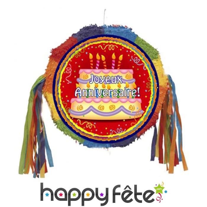 Pinata gâteau d'anniversaire