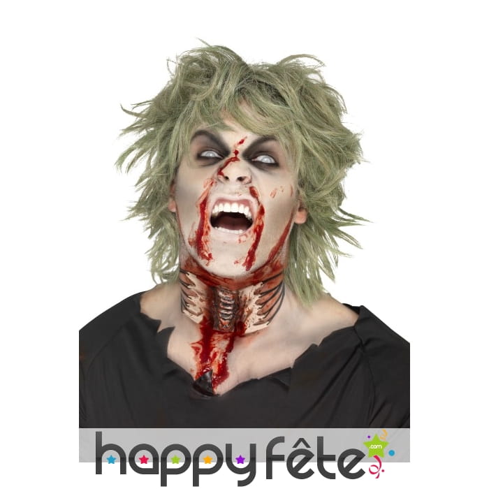 Plaie gorge de zombie
