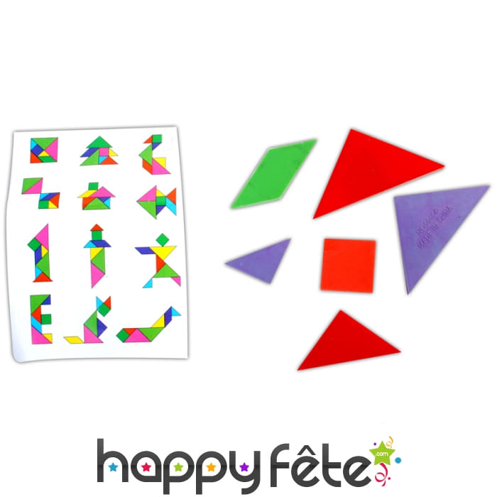 Puzzle géométrique de 7 pièces