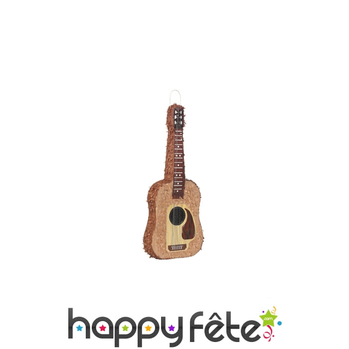 Pinata guitare marron