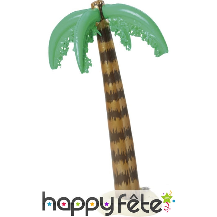 Palmier gonflable vert