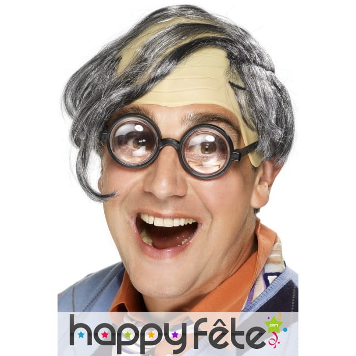 Perruque homme fou malade
