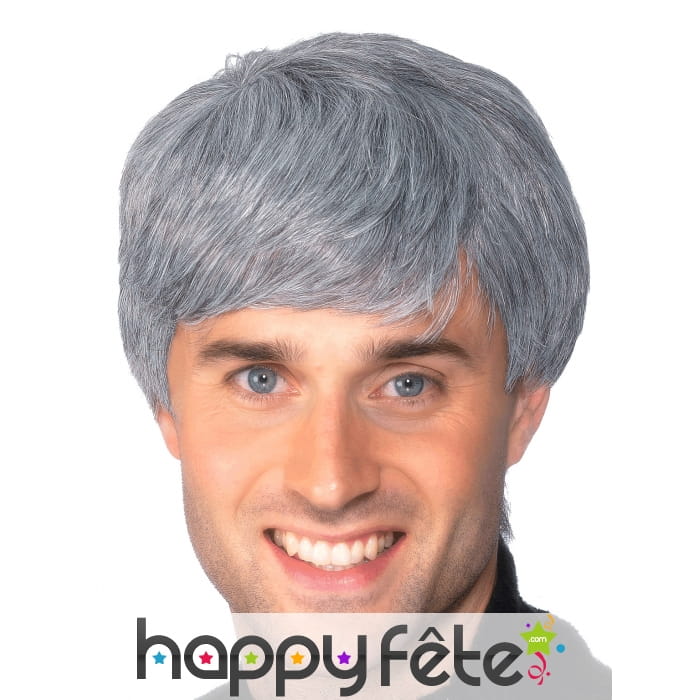 Perruque homme grisonnant