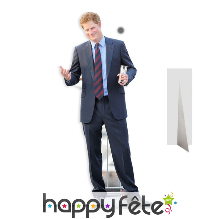 Prince Harry taille réelle en carton plat