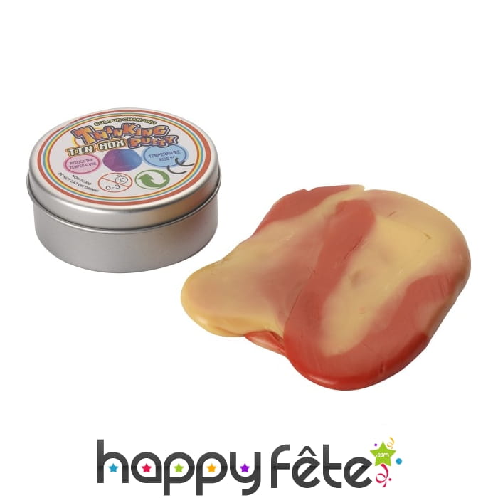 Pâte intelligente aux couleurs changeantes