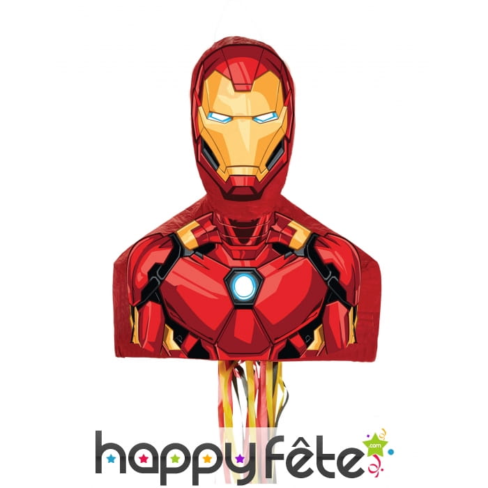 Pinata Iron Man à franges, 50 cm