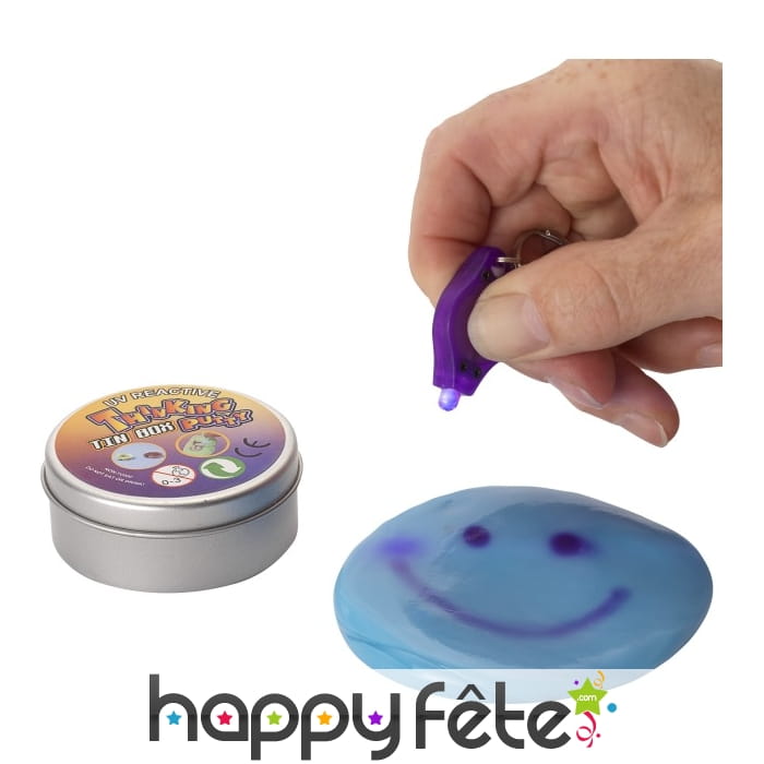 Pâte intelligente réagissant aux UV