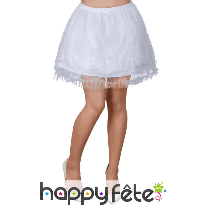 Petit jupon blanc