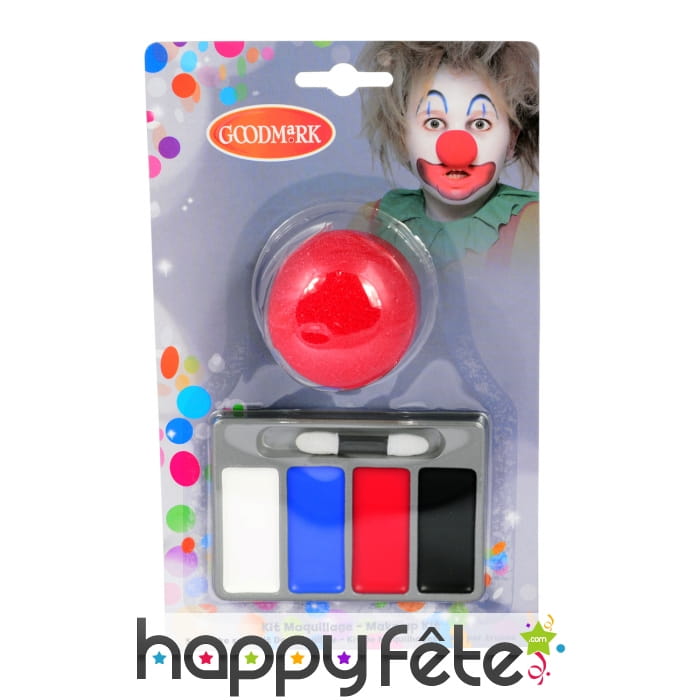 Petit kit de maquillage de clown