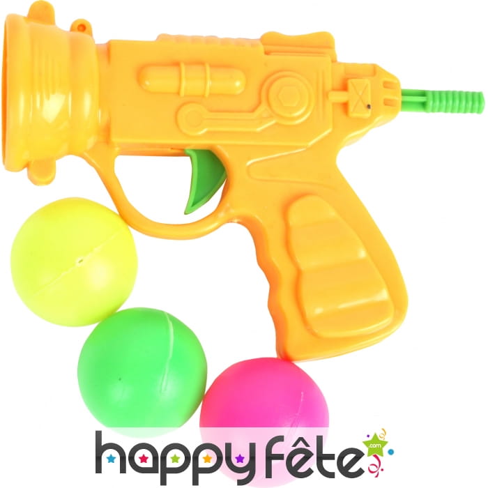 Pistolet lance balles avec 3 balles