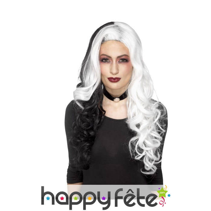Perruque longue cruella