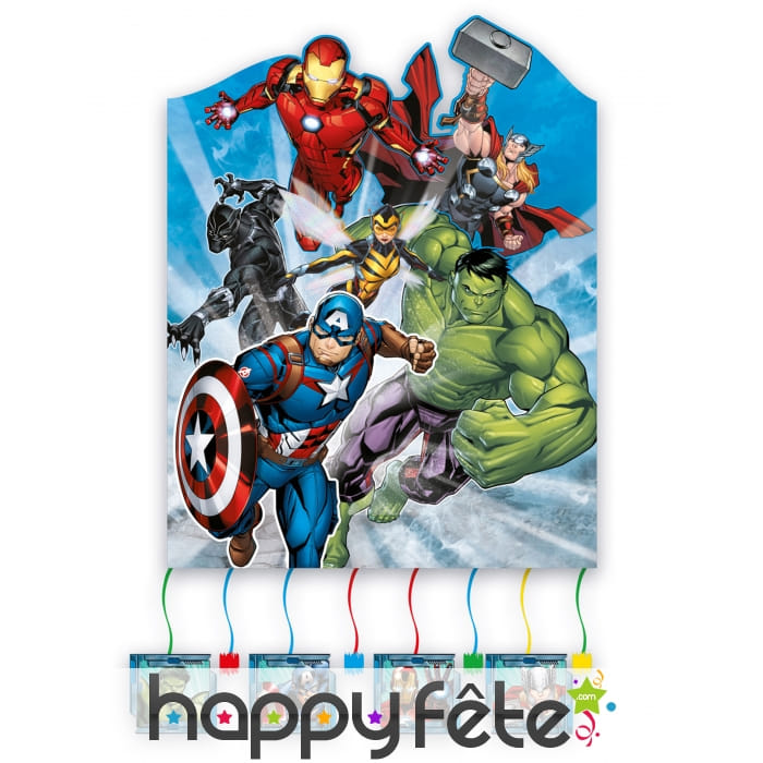 Pinata Marvel Avengers à Ficelles