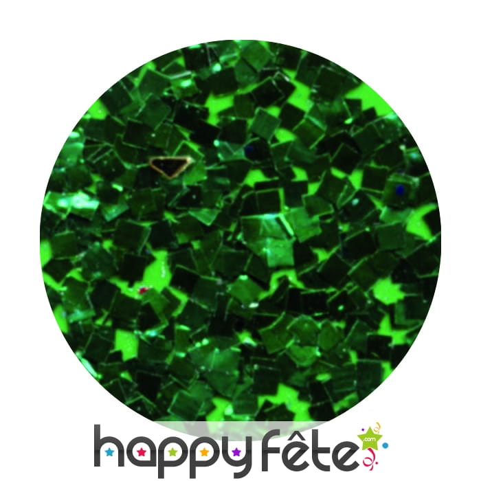 Paillettes moyennes déco vert