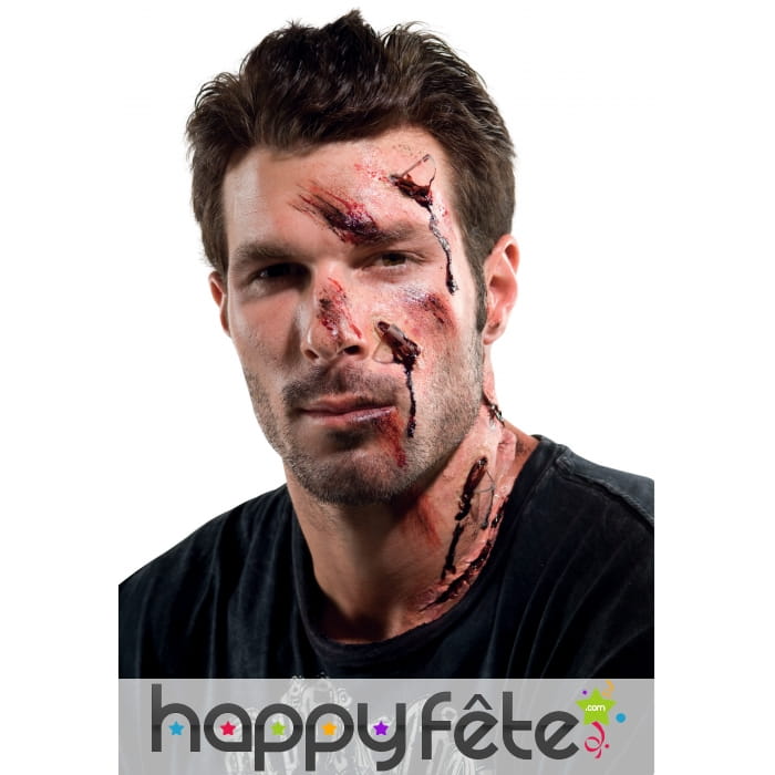 Postiche morceaux de verres