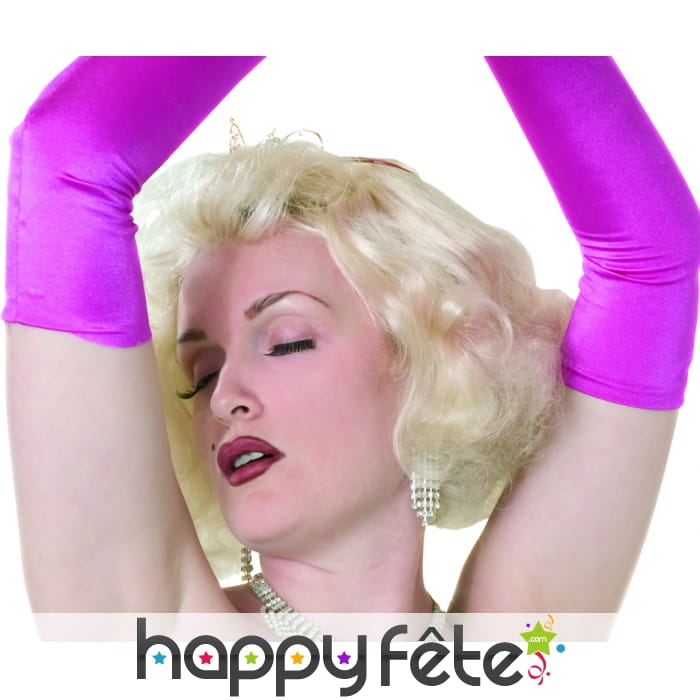 Perruque marylin monroe platine