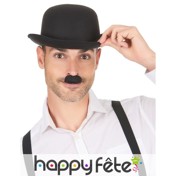 Petite moustache noire Charlie Chaplin