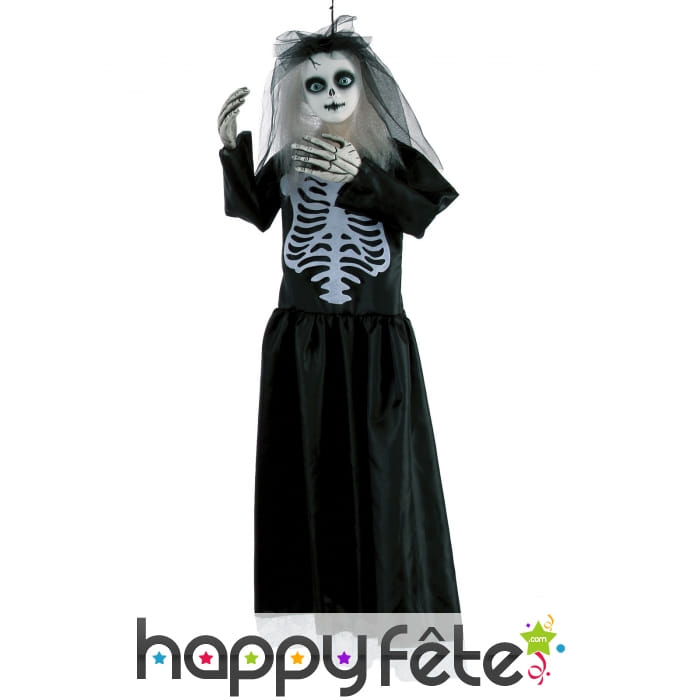 Poupée mariée squelettede 91cm