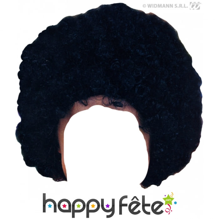 Perruque noire afro pour enfant