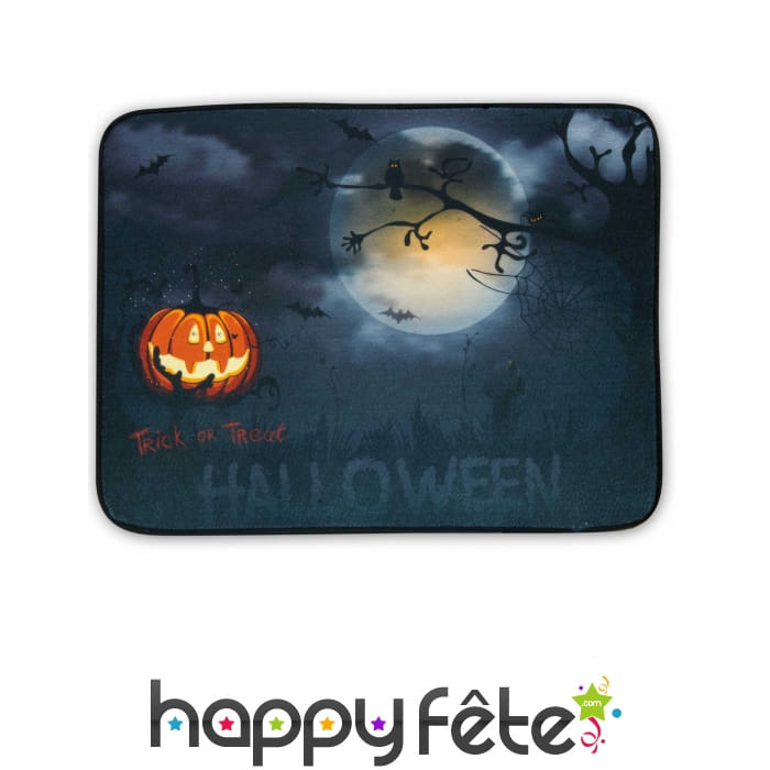 Paillasson nuit Halloween lumineux et sonore