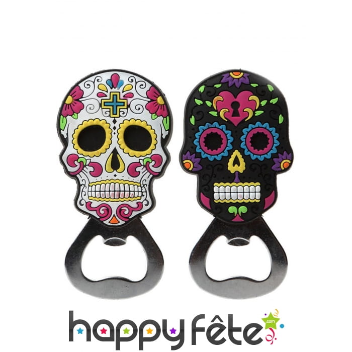 Petit ouvre bouteille Dia de los muertos de 9 cm