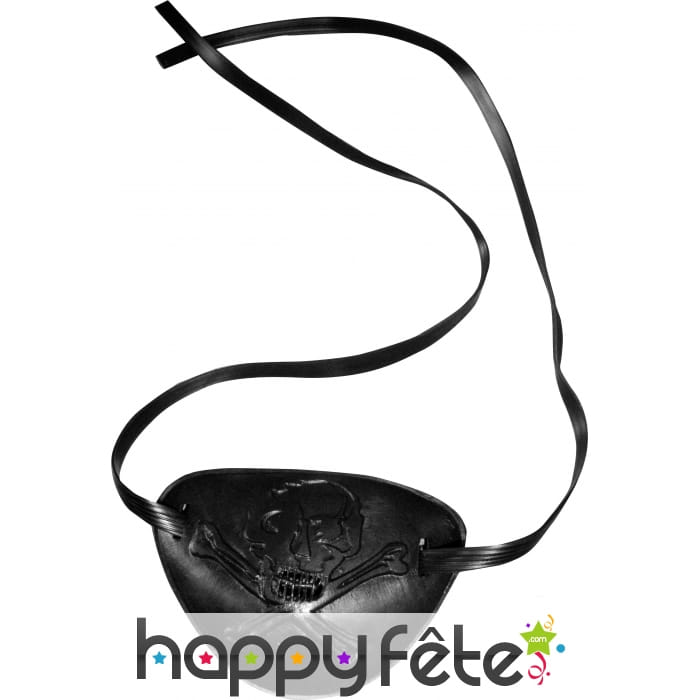 Poche oeil de pirate avec tète de mort