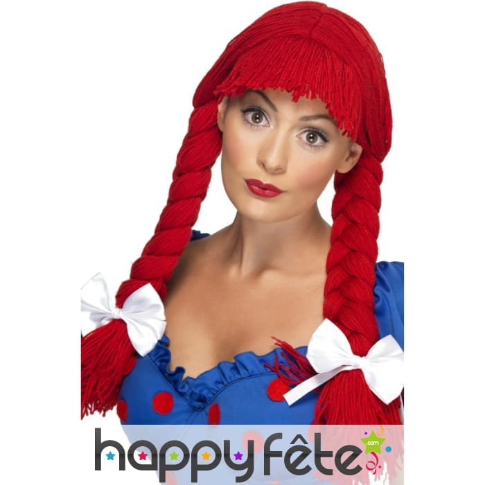 Perruque poupée chiffon