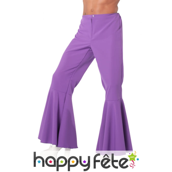 Pantalon patte def violet