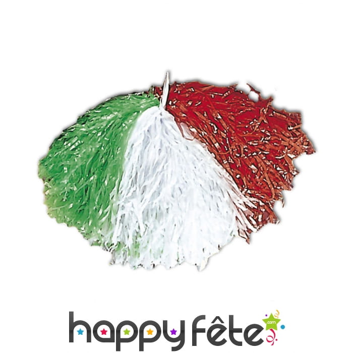 Pom pom drapeau Italie