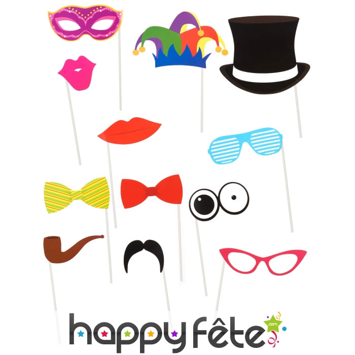 Pack photobooth festif et coloré