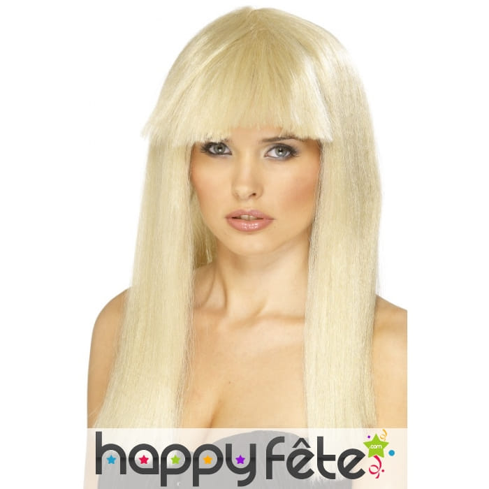 Perruque pageboy longue