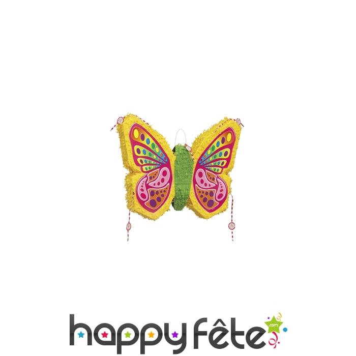 Pinata papillon multicolore