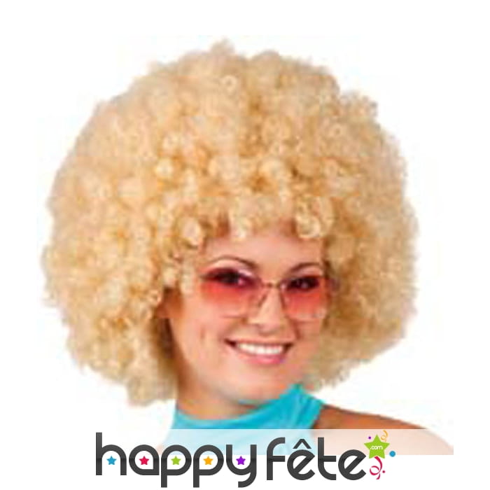 Perruque afro BLONDE