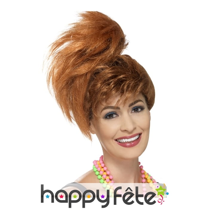 Perruque queue de cheval années 80