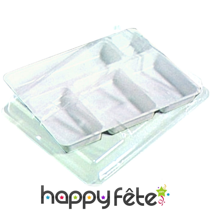 Plateau repas 5 compartiments