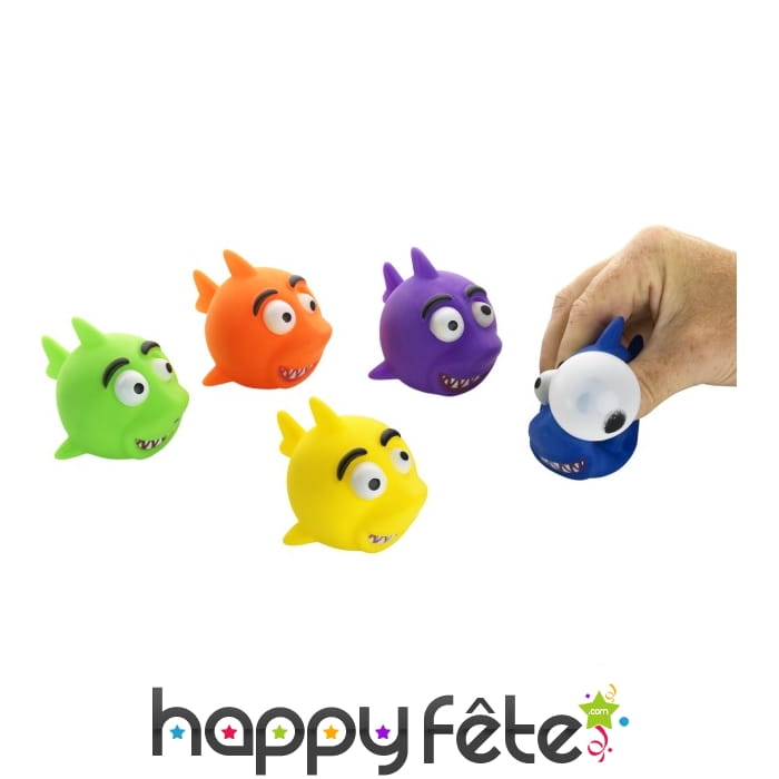 Petits requins à presser, en plastique