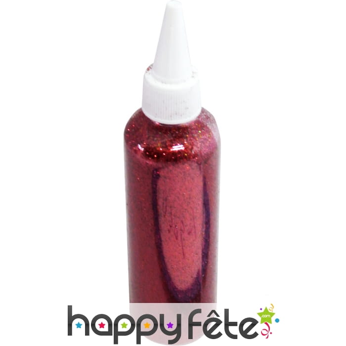 Paillettes rouges en boîte