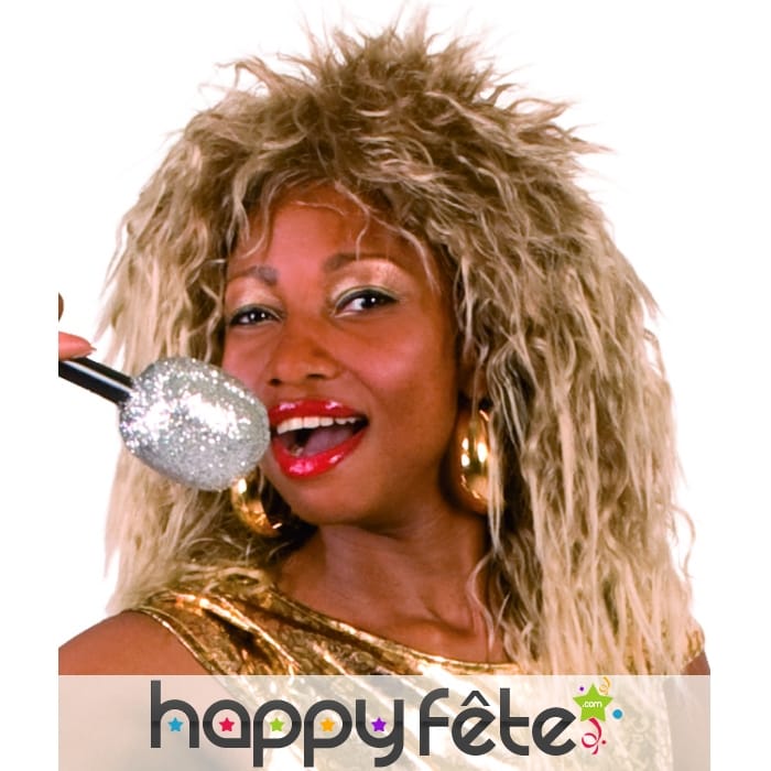 Perruque rock, type métisse