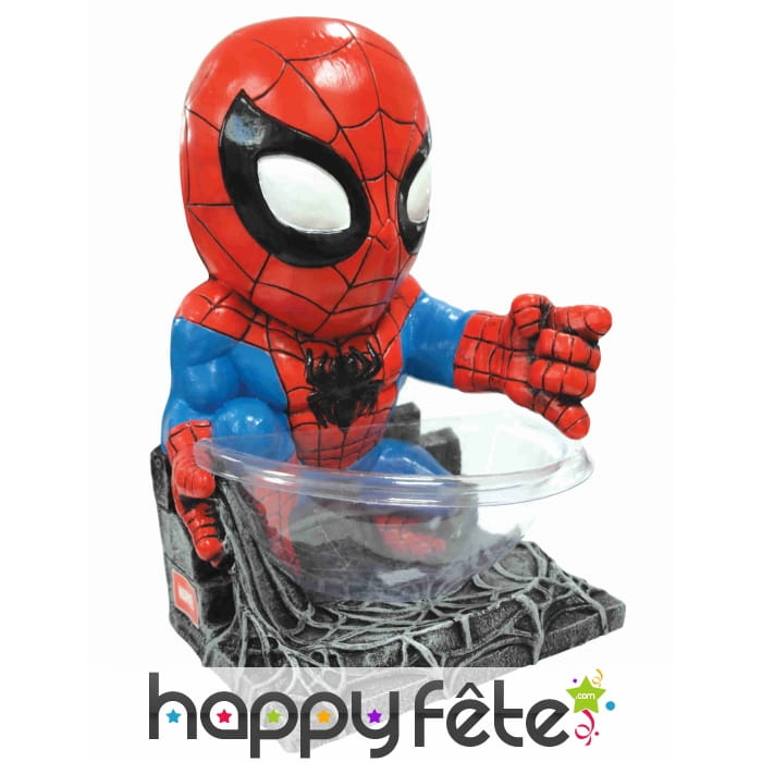 Petit saladier à friandises Spiderman de 38 cm