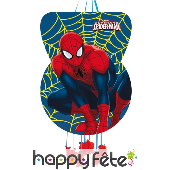 Pinata Spiderman à tirer de 46 x 65cm